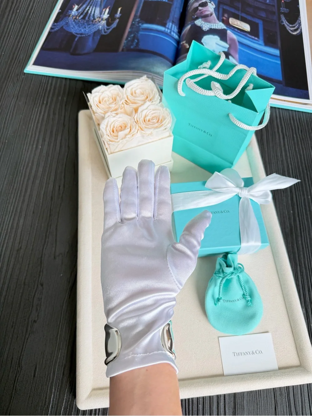 Tiffany & Co. Elsa Peretti Small Bone Cuff Sterling Silver Right Wrist M $2,100